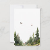 Erster Geburtstag vom großen Jäger Dankeskarte (Rückseite)