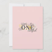 Erster Geburtstag wenig verpassen eine derbe Einla Einladung (Rückseite)