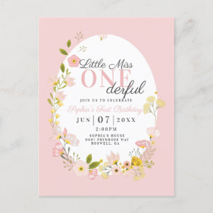 Erster Geburtstag wenig verpassen eine derbe Einla Postkarte