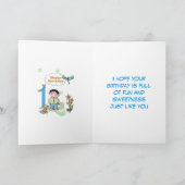 Erster Geburtstagsgruß Karte (Innenseite)