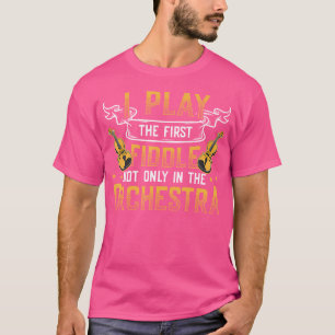Erster Geiger im Orchester Violinspieler T-Shirt