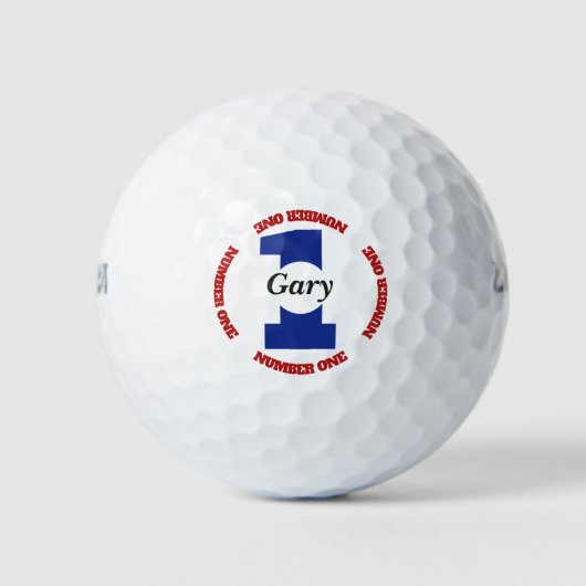 Erster Golfer Golfball (Vorderseite)