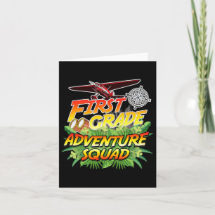 Erster Grade Adventure Squad - Safari Theme Teache Karte