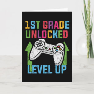 Erster Grade Lehrer Kids Crew Gamer Karte