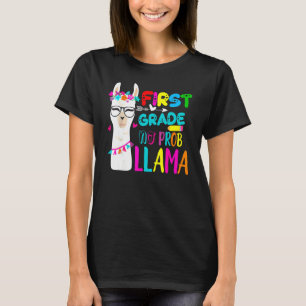 Erster Grade No Prob Llama Lehrer 100. Tag für Gi T-Shirt