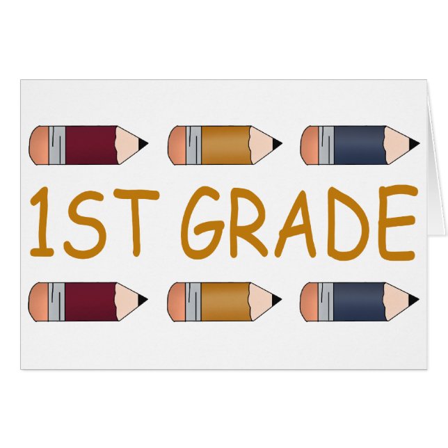 Erster Grundschule-Bleistift (Vorderseite (Horizontal))