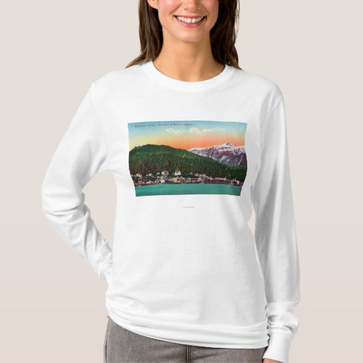 Erster Hafen des Eintritts in Alaska-Ansicht T-Shirt (Vorderseite)