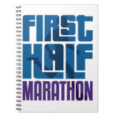 Erster Halbmarathon 20,1 Meilen Notizblock (Vorderseite)