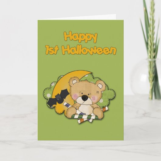 Erster Halloween-Boy Karte (Vorderseite)