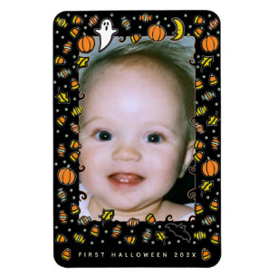 Erster Halloween-Fotobild-Magnet Magnet