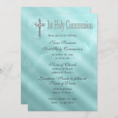 Erster heiliger Kommunion Einladung (Vorne/Hinten)