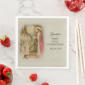 Erster Heiliger Kommunion Katholischer Sohn Jesus  Serviette (Beispiel)