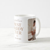 Erster Held Bester Papa Aller Zeiten Erdig 2 Foto Kaffeetasse (VorderseiteRechts)