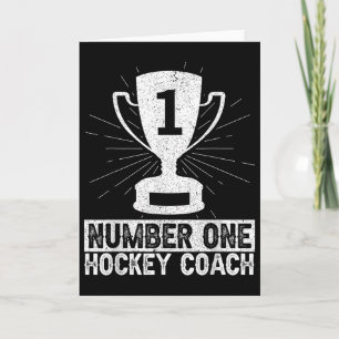 Erster Hockey-Trainer Eishockey Feldhockey Tr Karte
