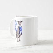 Erster Hund Italienischer Grauhund Kaffeetasse (Vorderseite Links)