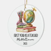 Erster Jahr Lehrer Weihnachtsschmuck (Links)