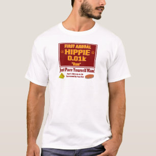 Erster jährlicher Hippie 0.01k "lassen" T-Shirt