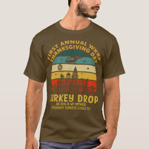 Erster jährlicher Tag des Erntedanks Türkei Drop V T-Shirt