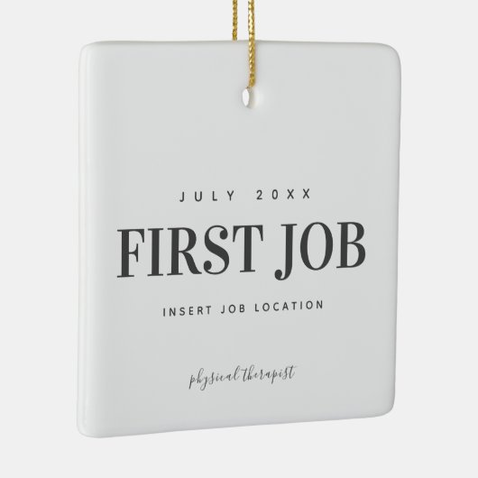 Erster Job als Physiotherapeut DPT-Filmemacher Keramikornament (Rechts)