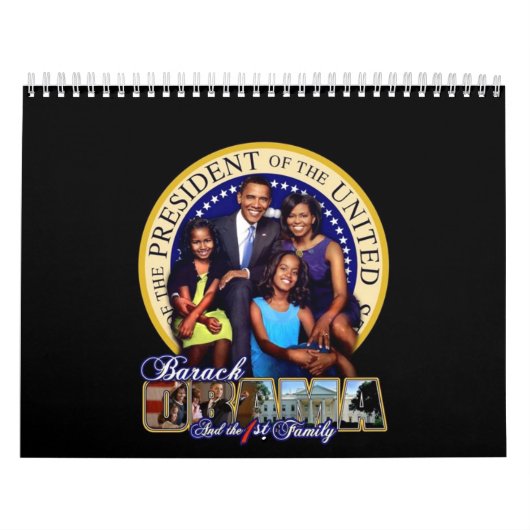 Erster Kalender Obama Familien-2009 (Titelbild)