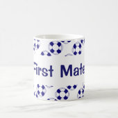 Erster Kamerad mit Schwimmweste Kaffeetasse (Mittel)