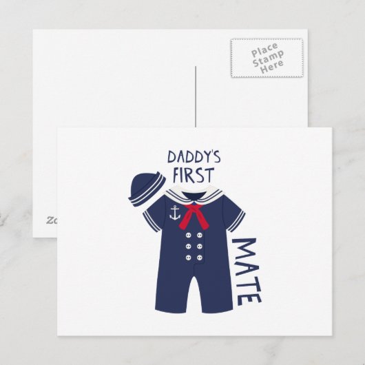 Erster Kamerad Postkarte (Vorne/Hinten)