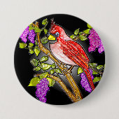 Erster Kardinal (3" Laptop-Button) Button (Vorderseite)
