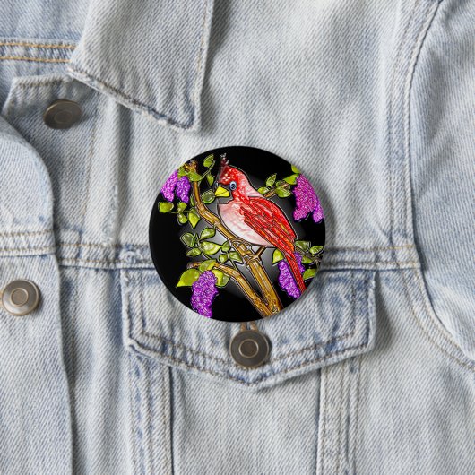 Erster Kardinal (3" Laptop-Button) Button (Beispiel)