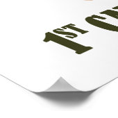 Erster Kav Vet - Humvee Ambulance Poster (Ecke)