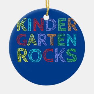 Erster Kindergarten bereit zum Rock Keramik Ornament