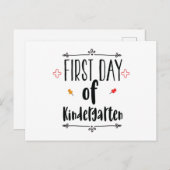 Erster Kindergarten Postkarte (Vorne/Hinten)