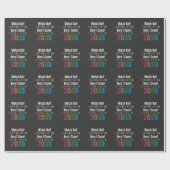 Erster Kindergarten Zukunftsklasse 2033 Kinder Geschenkpapier (Flach)