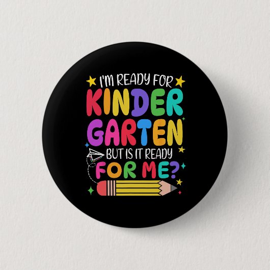 Erster Kindergartenmädchentag Button (Vorderseite)