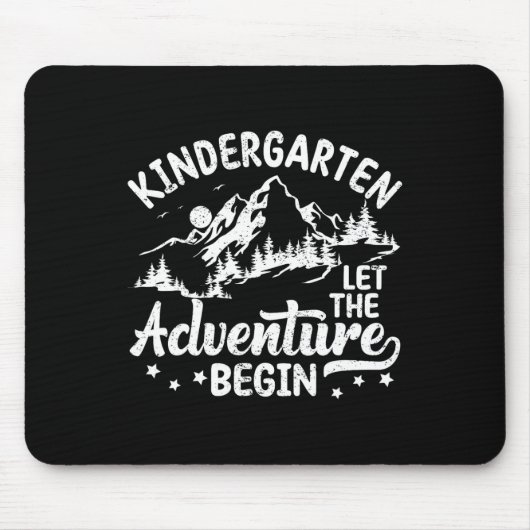 Erster Kindergartentag 1. Schultag Kinder t Mousepad (Vorne)