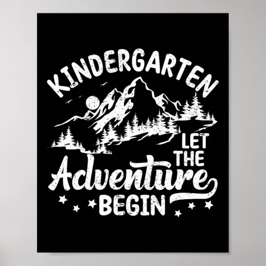 Erster Kindergartentag 1. Schultag Kinder t Poster (Vorne)