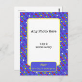 Erster Kindergartentag Foto Postkarte (Vorne/Hinten)