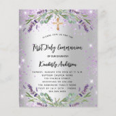 Erster Kommunallavender-Silberhaushalt Einladung (Vorderseite)