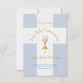 Erster Kommunion Einladung (Vorderseite)