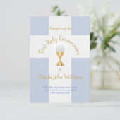 Erster Kommunion Einladung (Stehend Vorderseite)