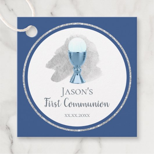 Erster Kommunion Geschenkanhänger (Vorderseite)