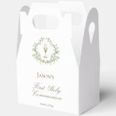 Erster Kommunion Grüne Wappen Chalice Geschenkschachtel (Offen)