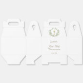 Erster Kommunion Grüne Wappen Chalice Geschenkschachtel (Ungeklappt)