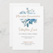 Erster Kommunionsjunge Einladung (Vorne/Hinten)