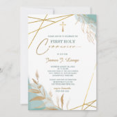 Erster Kommunionsjunge Einladung (Vorderseite)