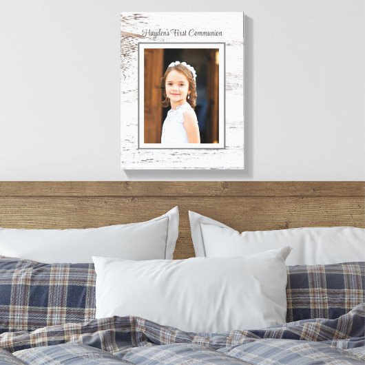 Erster Kommunionstag! Leinwand für kundenspezifisc (Insitu (Schlafzimmer))