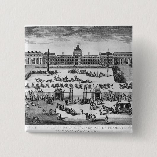 Erster Konsul Napoleon Bonaparte, ReviewingTroops Button (Vorderseite)