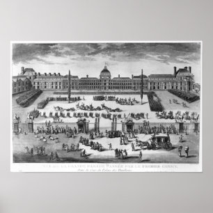 Erster Konsul Napoleon Bonaparte, ReviewingTroops Poster