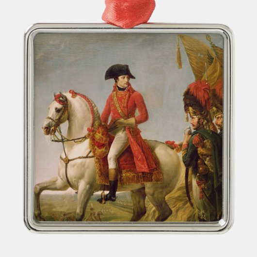 Erster Konsul Napoleon Bonaparte Silbernes Ornament (Vorne)