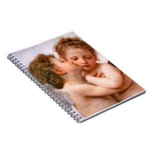 Erster Kuss der Engel, Bouguereau Notizblock