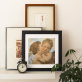 Erster Kuss (Engelsdetail) von Bouguereau Poster